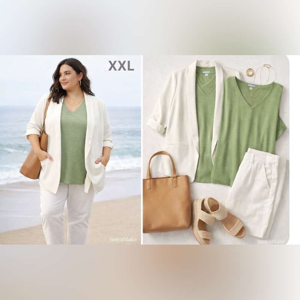 This 2-piece curated set blends comfort with elevated style — - Picture 3 of 13